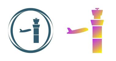 Air Control Tower Vector Icon