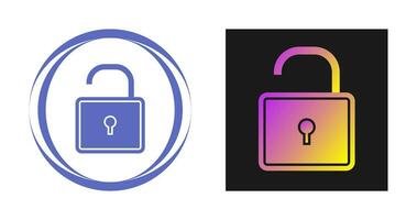 Open Lock Vector Icon Vector Icon