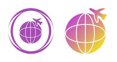 International Flights Vector Icon