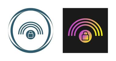 Protected Wifi Vector Icon