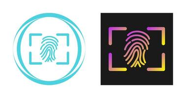 Fingerprint Vector Icon