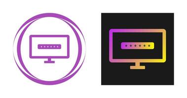 System Password Vector Icon