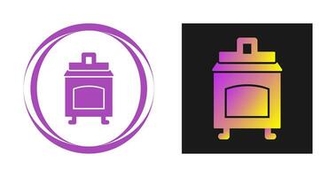 Coal Furnace Vector Icon