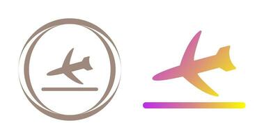 Flight Landing Vector Icon