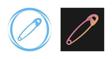 Safety Pin Vector Icon