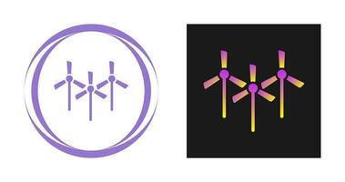 Multiple Windmills Vector Icon