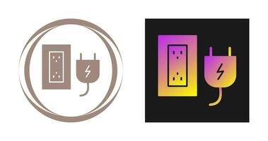 Plug and Socket Vector Icon
