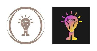 icono de vector de idea brillante