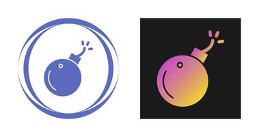 Exploding Cannon Ball Vector Icon