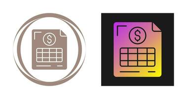 Invoice Vector Icon