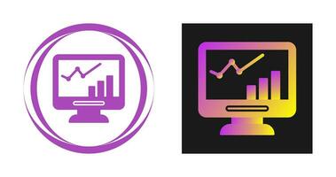 Lcd Growth Vector Icon