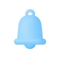 3d Realistic Bell Vector Illustration.