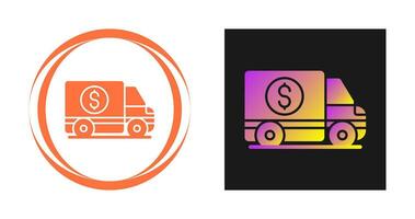 Money Truck Vector Icon