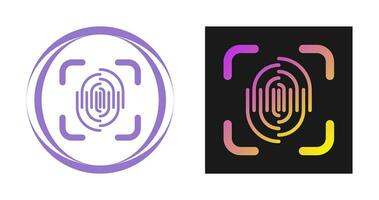 Fingerprint Vector Icon