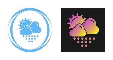 icono de vector de pronóstico del tiempo