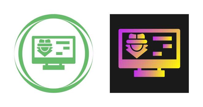 icono de vector de piratería