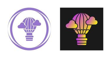 Hot Air Balloon Vector Icon