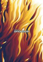 Vector Background Fire Style for Sport Jersey Sublimation Pattern Texture