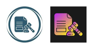 Legal Paper Vector Icon