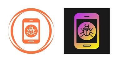 Mobile Virus Vector Icon