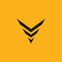 Letter V logo design element vector with modern concept