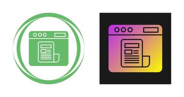 News Feed Vector Icon