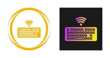 Wireless Keyboard Vector Icon