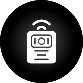 inalámbrico intercomunicador vector icono