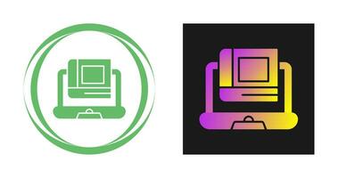 Online Learning Vector Icon