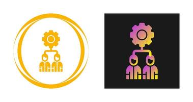 Team Management Vector Icon