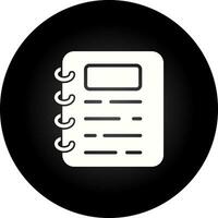 icono de vector de libreta de direcciones