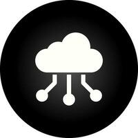 Hybrid Cloud Vector Icon