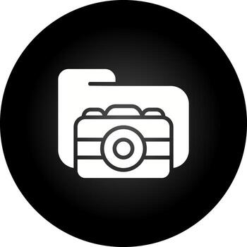 documento cámara vector icono