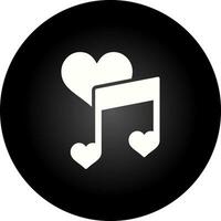 Love songs Vector Icon