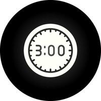 icono de vector de reloj