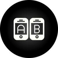 A B Testing Vector Icon