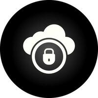 Cloud Security Vector Icon