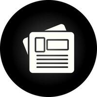 Newspaper Vector Icon