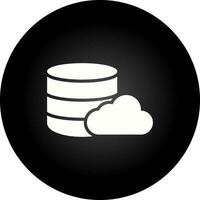 Cloud Database Vector Icon