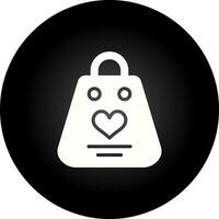 icono de vector de bolsa de compras