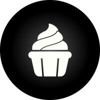 icono de vector de cupcake