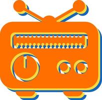 icono de vector de radio