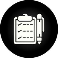 Notepad with pen Vector Icon