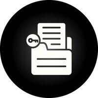 Document Unlock Vector Icon