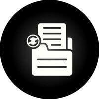 Document Sync Vector Icon