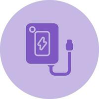 icono de vector de banco de energía