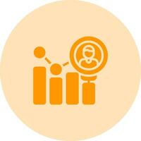 Customer Analytics Vector Icon