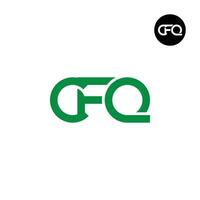 Letter CFQ Monogram Logo Design vector