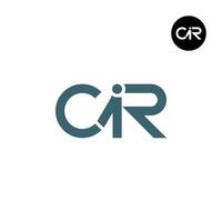 Letter CIR Monogram Logo Design vector