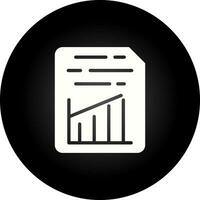 Document Insert Graph Vector Icon